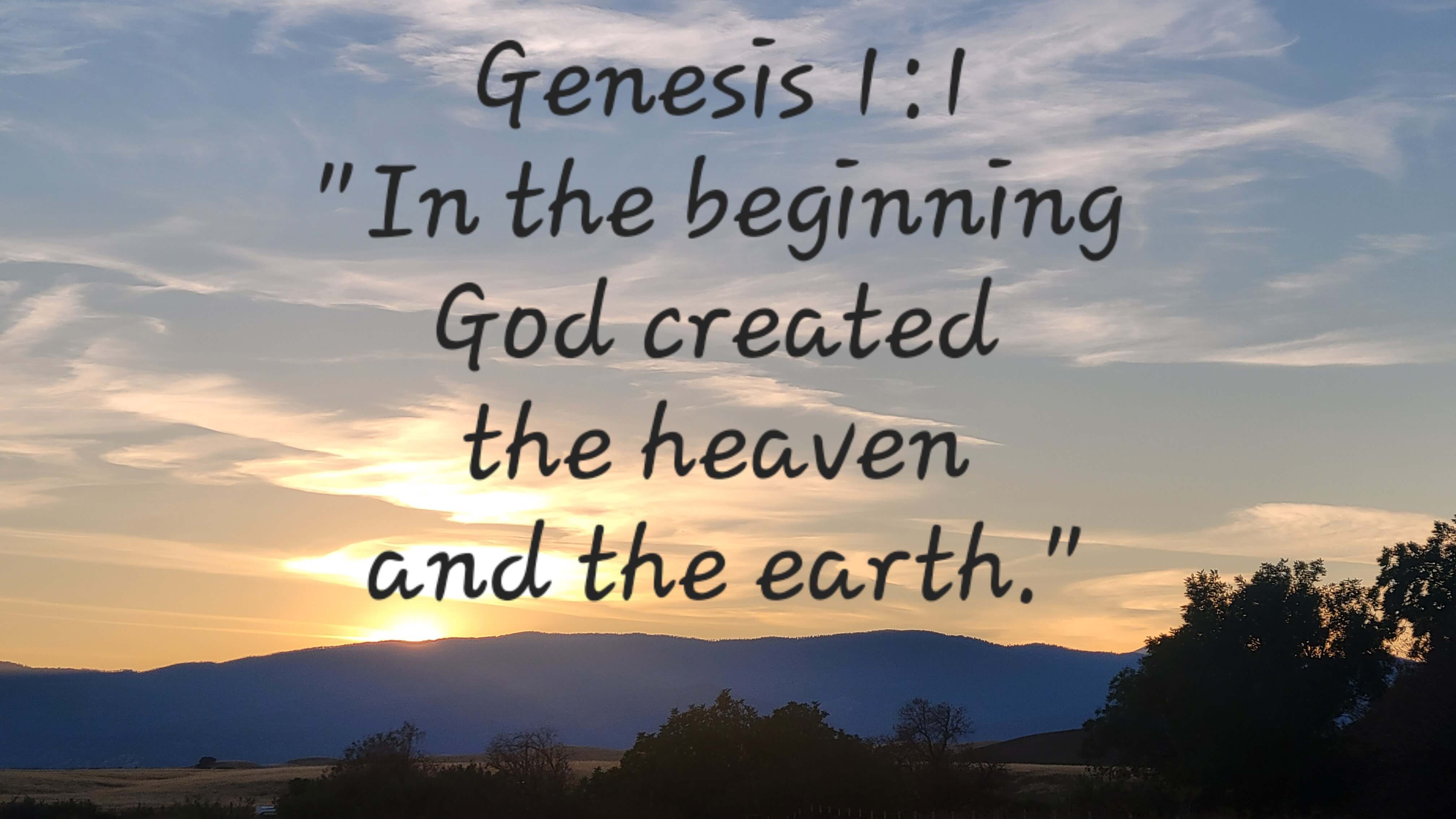 Genesis 1:1