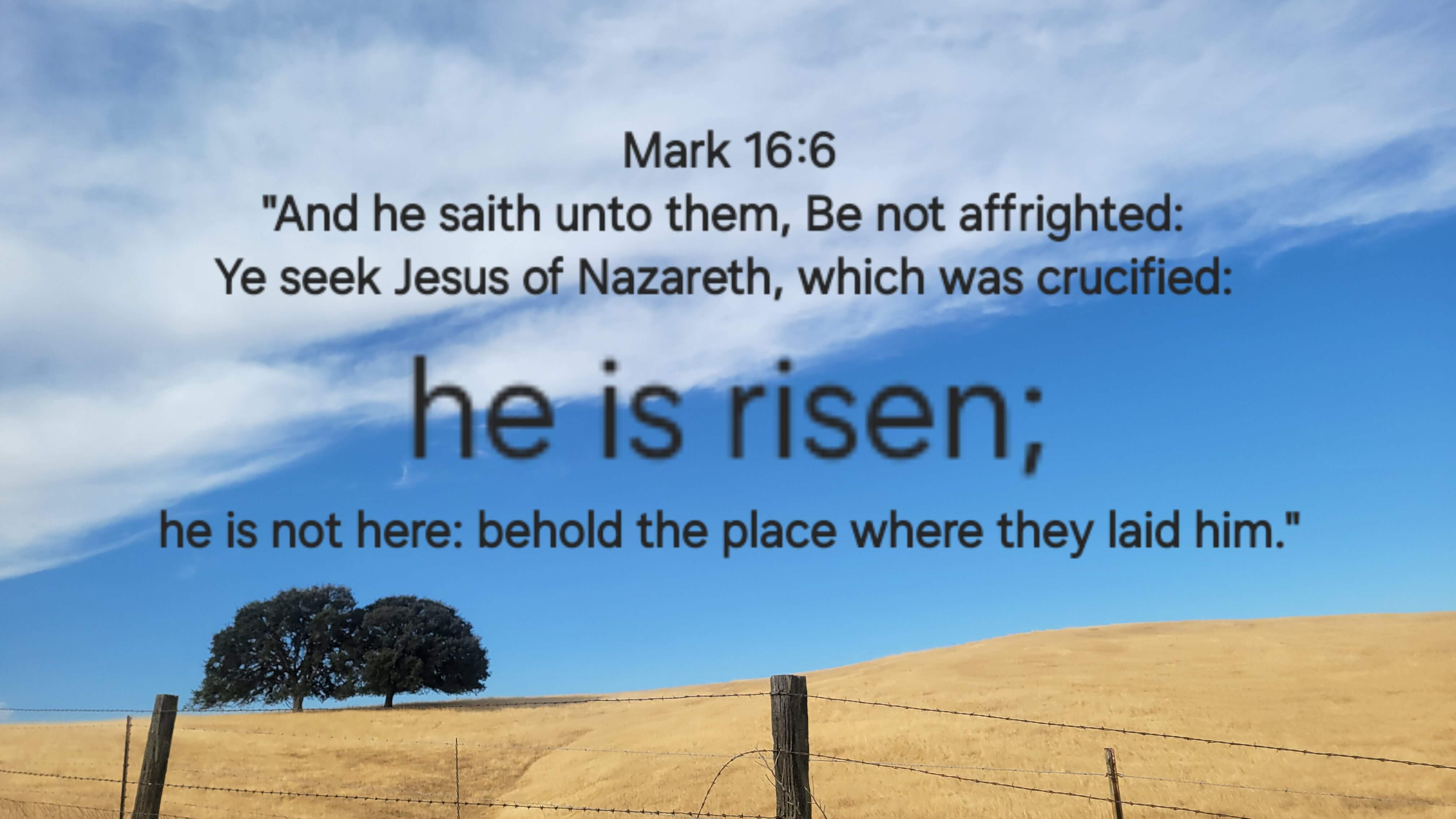 Mark 16:6