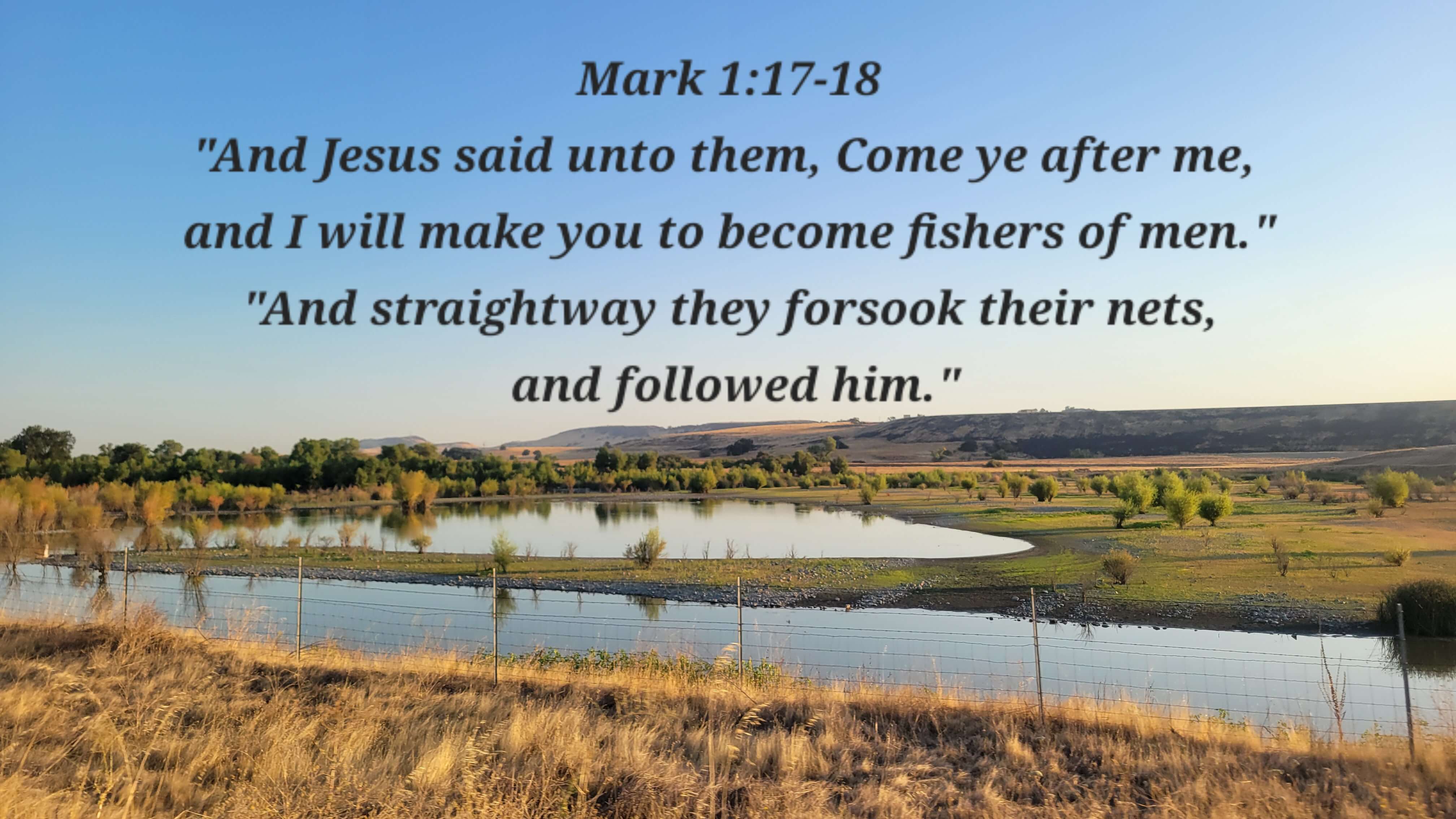 Mark 1:17-18